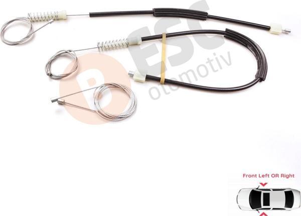 ESC Otomotiv Mercedes Vito 2015-2020 için Ön Cam Kriko Tamir Seti A4477204000 - Image 1