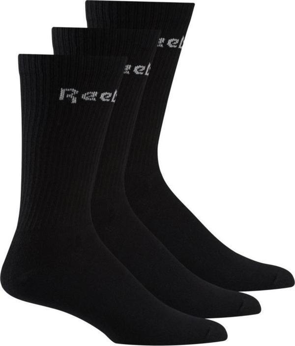 Reebok GH0331 Act Core Unisex Siyah Uzun 3'lü Çorap - Image 1
