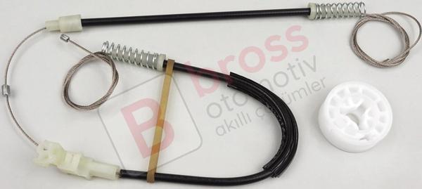 ESC Otomotiv Volvo S40 Mk1 Için Ön Sağ Cam Kriko Tamir Seti 30623449 - Image 1