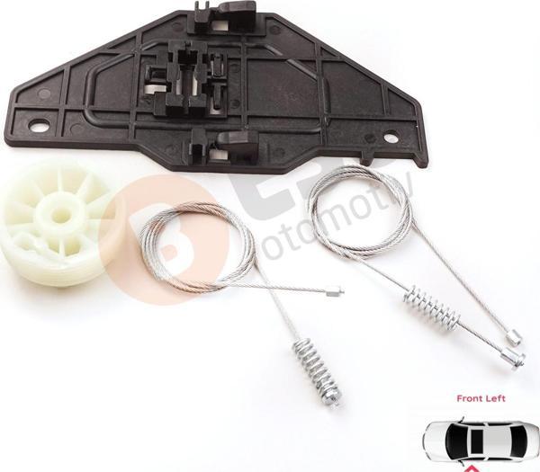 ESC Otomotiv Citroen C3 MK2 5 Kapı İçin Ön Sol Cam Kriko Tamir Seti 402215E - Image 1