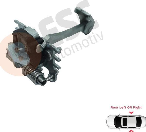 ESC Otomotiv Citroen C3 MK2 SC A51 2009-2016 İçin Arka Sağ veya Sol Kapı Gergi Yayı 9181Q5 - Image 1