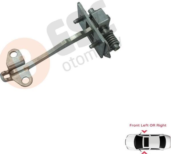 ESC Otomotiv Citroen C5 MK1 2001-2008 İçin Ön Sağ veya Sol Kapı Gergi Yayı 9181G0 - Image 1