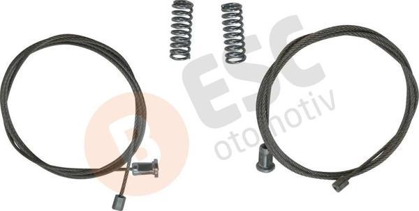ESC Otomotiv Kia Ceed 2012-2017 İçin Arka Sol Cam Kriko Tamir Seti 83450A2010 - Image 1