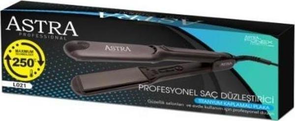 Astra L021 Profesyonel Siyah Saç Düzleştirici - Image 1