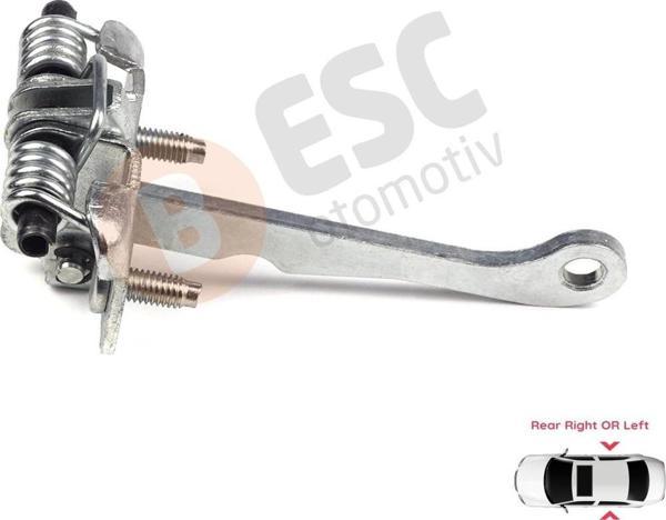 ESC Otomotiv Peugeot 106 1991-2004 Citroen Saxo 1996-2004 İçin Arka Sağ veya Sol Kapı Gergi Yayı 9181H4 - Image 1