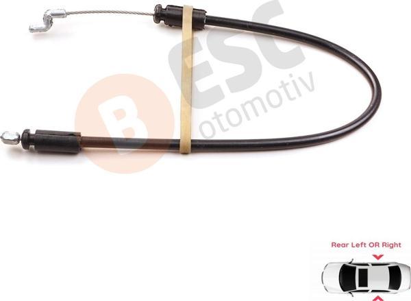 ESC Otomotiv Renault Fluence Megane 3 825029306R için Arka Dış Kapı Açma Teli - Image 1
