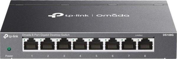 Omada Ds108G 8 Port 10-100-1000 Mbps Switch Hub Çelik Kasa Rack Mount - Image 1