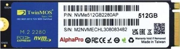 512Gb M.2 Pcie Gen3 Nvme Ssd (3600-3250Mb-S) Nvme512Gb2280Ap Tlc 3Dnand Ssd Harddisk - Image 1