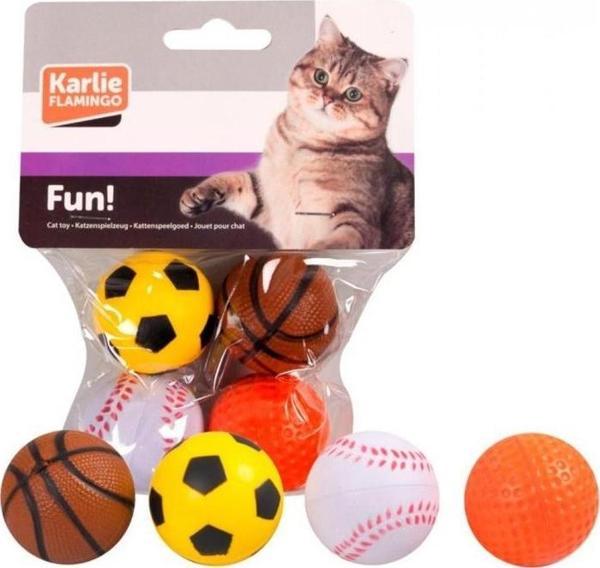 Karlıe Sünger Top Oyuncak 4cm 4lü - Image 1