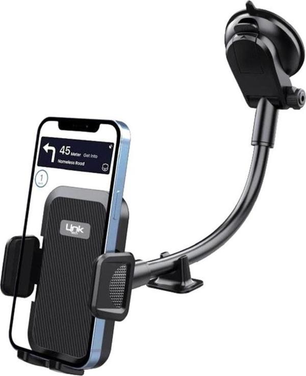 LinkTech H711 Vantuzlu Uzun Kol Araç İçi Telefon Tutucu - Image 1