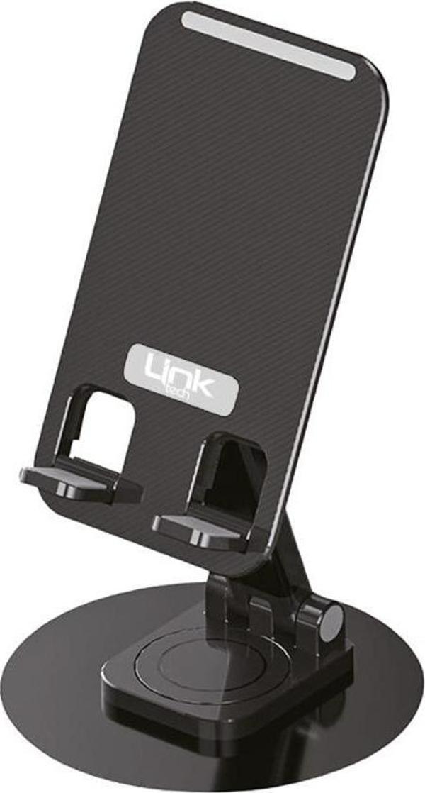 LinkTech H763 Metal Katlanır Masaüstü Telefon ve Tablet Standı - Image 1