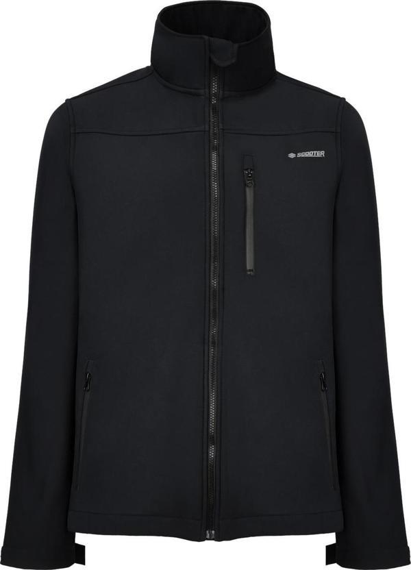 Scooter Softshell Yakalı Mont Siyah Erkek Mont M1802TS - Image 1