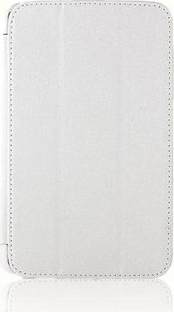 Samsung Galaxy Tab 3 T210 7" Katlanır Standlı Kılıf Beyaz - Image 1