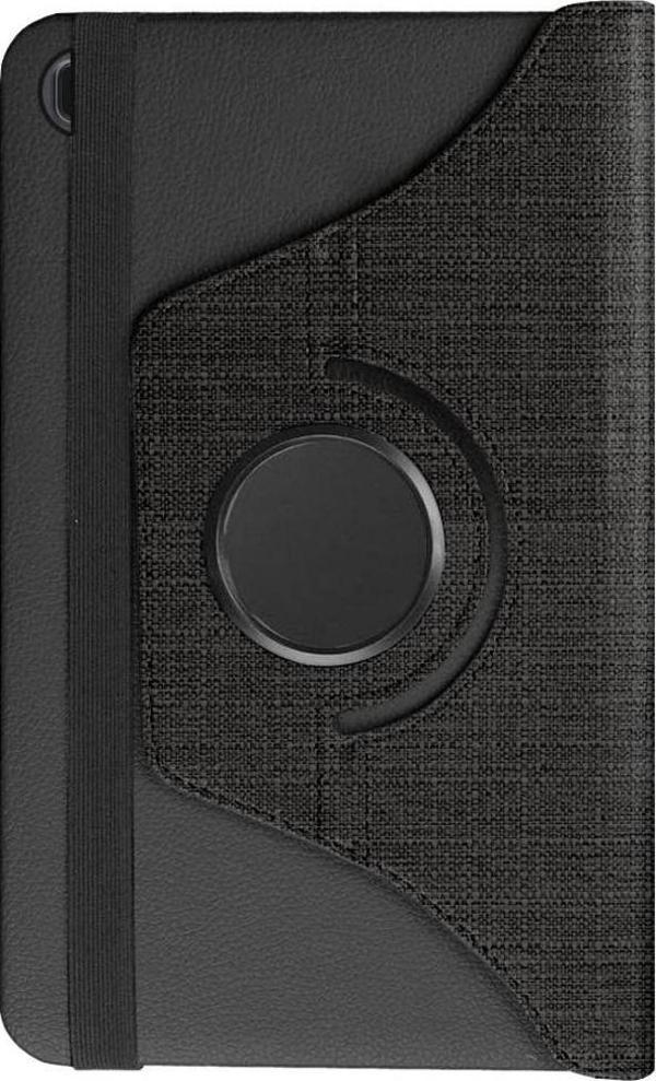Samsung Galaxy Tab A T510/T515/T517 Kılıf Fabric 360 Derece Döner Standlı - Image 1