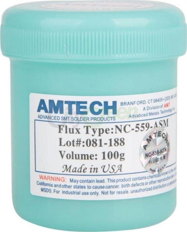 AMTECH NC-559-ASM BEYAZ RENK KREM FLUX 100G - Image 1