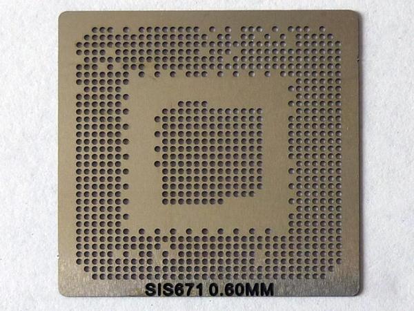 KALIP STENCİL SIS 671 671DX 671FX SIS671DX M672FX SIS672DX 672DX 0,6 MM - Image 1