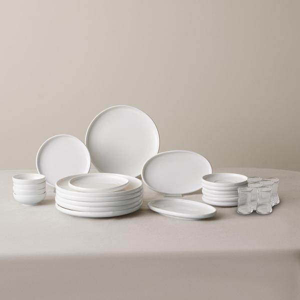 Karaca Forever Bone Cordelia 26 Parça 6 Kişilik Kahvaltı Takımı - Image 1