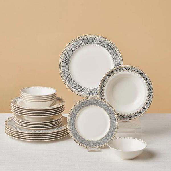 Karaca Forever Bone Globe 24 Parça 6 Kişilik Yemek Takımı - Image 1