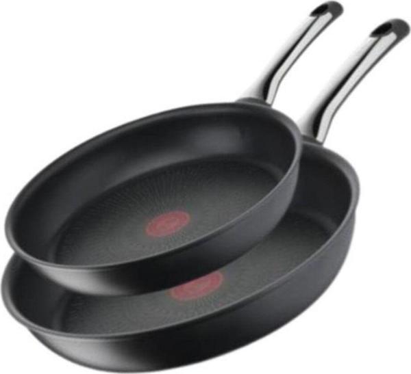 TEFAL 6x Excellence Titanium 28 Cm + 24 Cm Tava Seti - Image 1