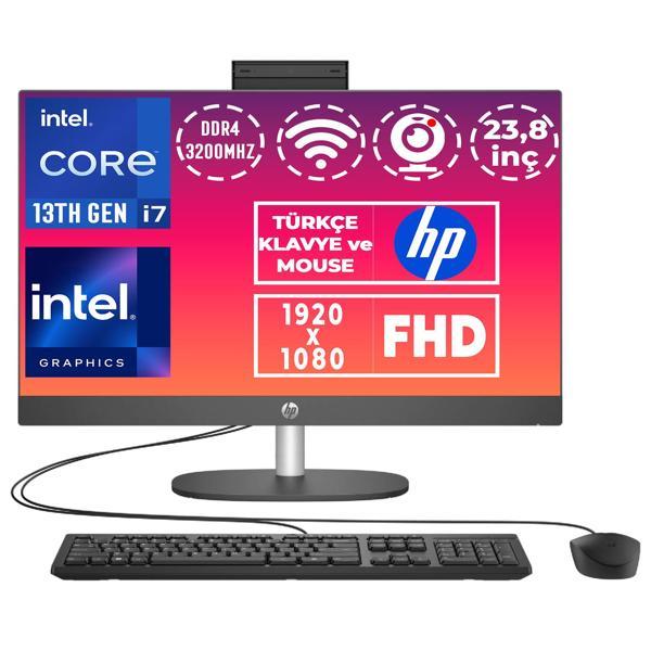 HP ProOne 240 G10 i7-1355U 64GB 4TB SSD Freedos 23.8" FHD All In One Bilgisayar 8T2W7ES 024 - Image 1