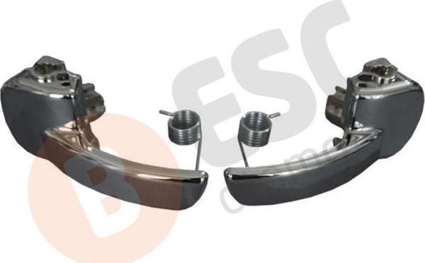 ESC Otomotiv Qashqai J10 JJ10 İçin Alüminyum Kaplama Paslanmaz İç Kapı Kolu - Image 1