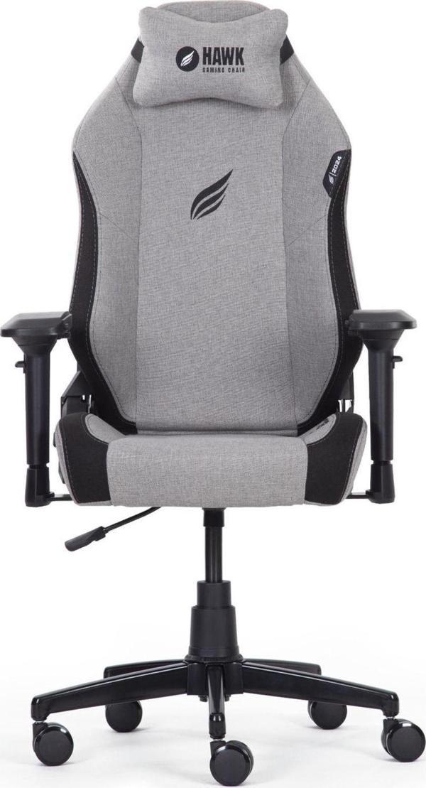 Hawk Gaming Chair Future Gray Mini Kumaş Oyuncu Koltuğu - Image 1