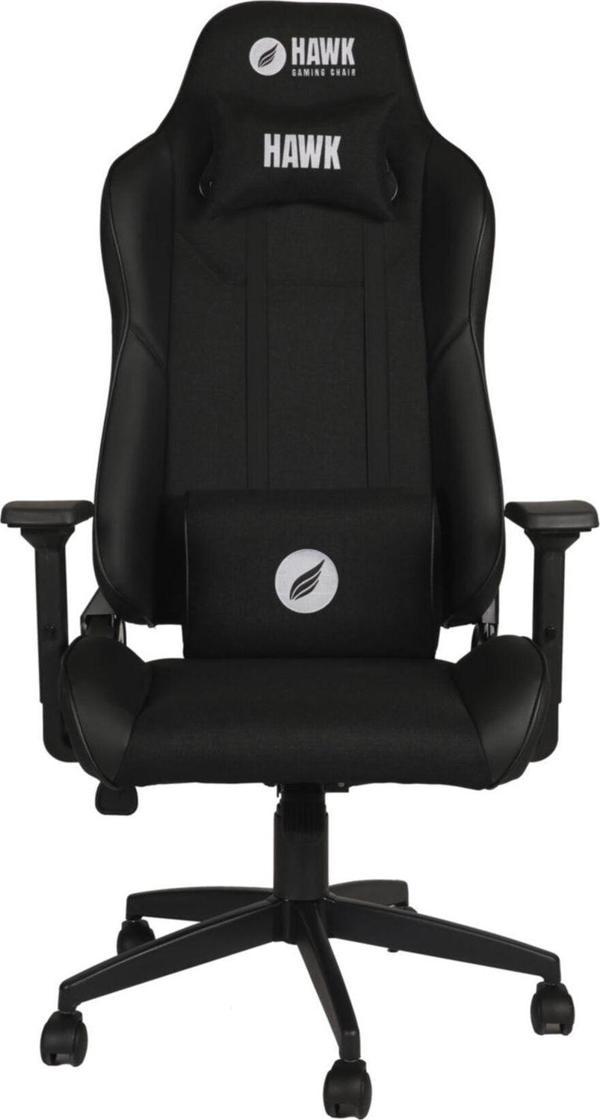 Hawk Gaming Chair Siyah Gaming Chair Medley M4 Deri Kumaş Oyuncu Koltuğu - Image 1