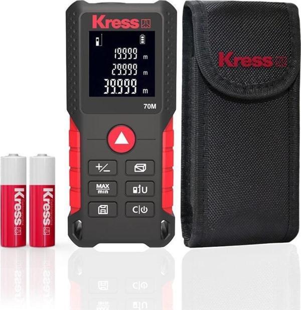 Kress KI201 70m Profesyonel Çok Fonksiyonlu Lazer Metre - Image 1