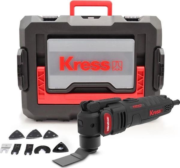 Kress KUW58.1 480Watt Profesyonel Çok Amaçlı Devir Ayarlı Kesme Raspalama ve Zımpara + 12 Parça Aksesuar - Image 1