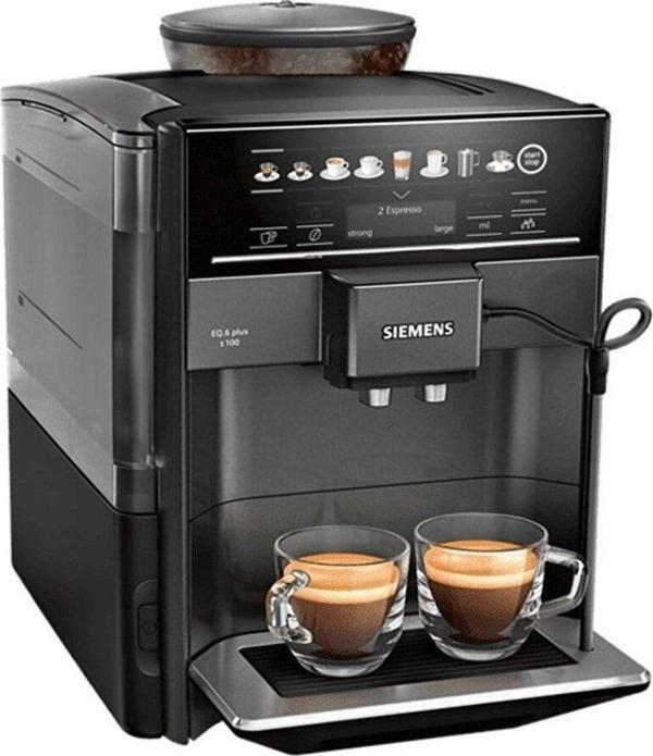 Siemens Te651319Rw Full Otomatik Kahve Makinesi Safir Siyah Metalik - Image 1