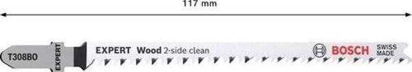 Bosch Expert ‘wood 2-Side Clean’ T 308 Bo Dekupaj Testere Bıçağı 5 Parça - Image 1