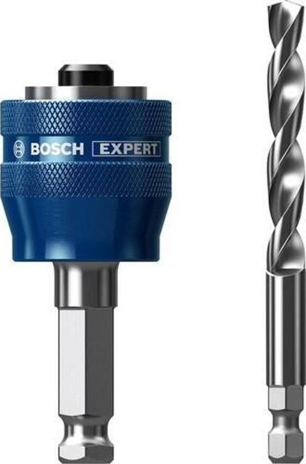 Bosch Expert Power Change Plus Delik Açma Testeresi Sistem Adaptörü 11 Mm, Hss-G Matkap 7,15 x 105 Mm, 2 Parça - Image 1