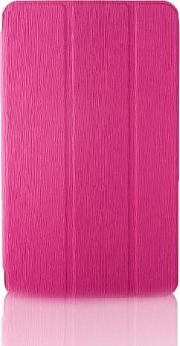 Samsung Galaxy Tab 4 T330 8" Katlanır Standlı Kılıf Pembe - Image 1