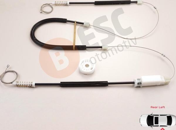 Audi A5 S5 Coupe 08 13 İçin Sol Arka Cam Mekanizması Tamir Takımı - Image 1