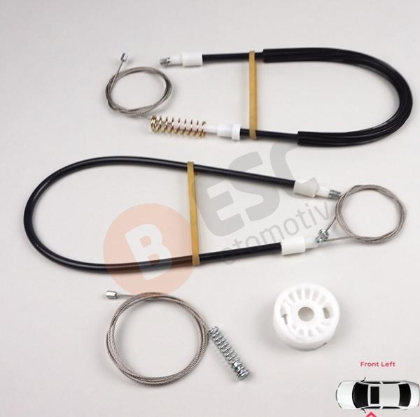 BMW 1 E87 5 Kapı Hatchback İçin Ön Sol Cam Kriko Seti - Image 1