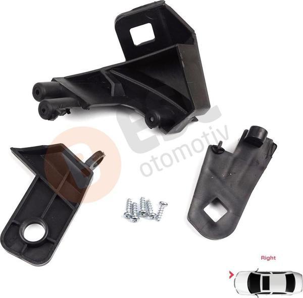 Fiat Doblo MK2 263 2010-2014 Makyajsız Kasa 51810671 İçin Sağ Ön Far Ayak Tamir Seti - Image 1