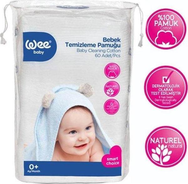 Wee Baby Bebek Temizleme Pamuğu 60'lı - Image 1