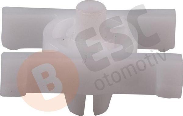 BMW için 10 Adet Kapı Panel Klipsi Beyaz 51131829904 - Image 1
