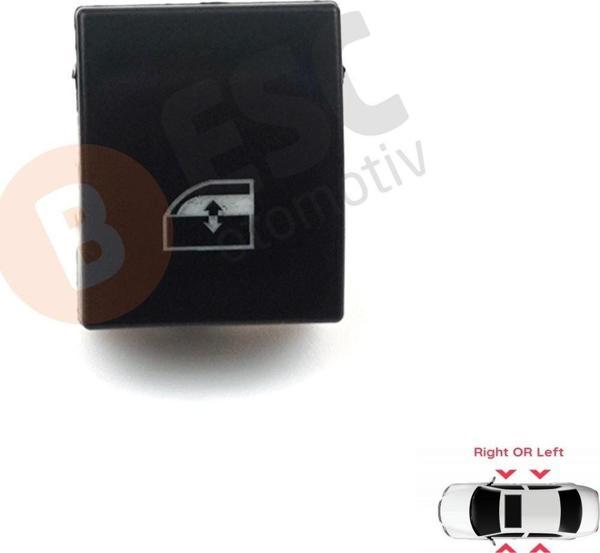 Opel Astra H, Zafira B 2004-On İçin Ön veya Arka Cam Açma Düğmesi Kapağı - Image 1