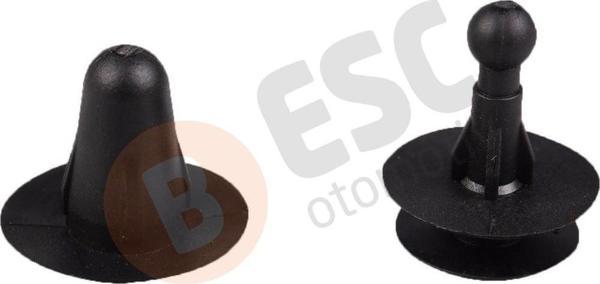 Isuzu Mazda Toyota için 10 Adet Kapı Panel Klips Siyah 8942264920 - Image 1