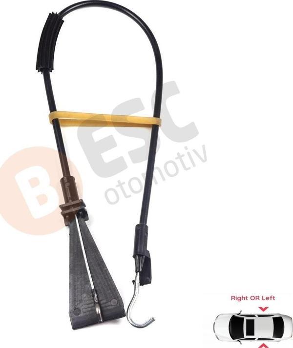 Opel Corsa D 5 Kapı için Arka Kapı Açma Teli - Image 1