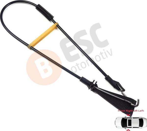 Opel Corsa D 5 Kapı için Ön Kapı Açma Teli 13186768 - Image 1