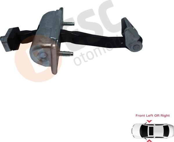 Opel Corsa D E 3-Kapı İçin Ön Sağ veya Sol Kapı Gergi Yayı 5160259 13242975 - Image 1