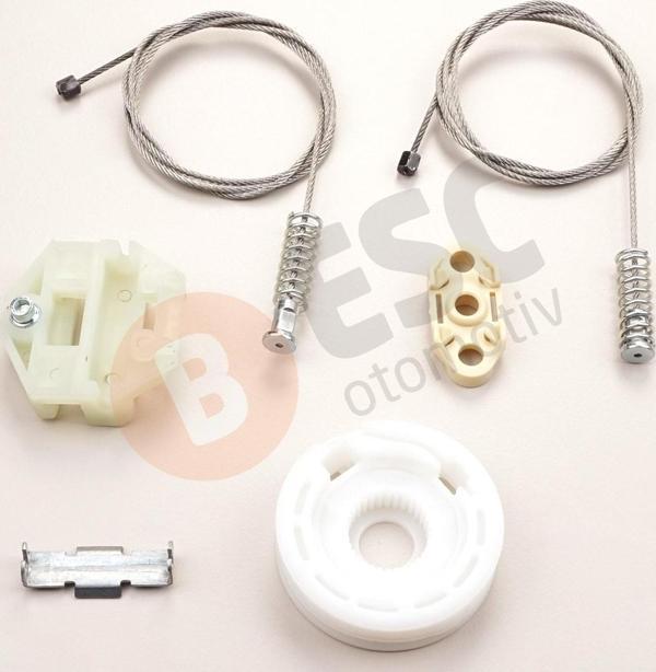 Opel Omega B İçin Ön Sol veya Sağ Cam Kriko Tamir Seti - Image 1