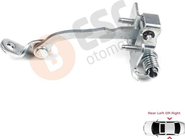 Peugeot 206 206+ 4/5 Kapı İçin Arka Sağ veya Sol Kapı Gergi Yayı 9181C9  - Image 1