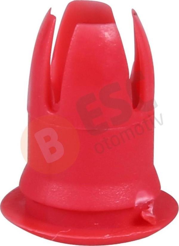 Mercedes için 10 Adet Plastik Klips Kırmızı 0019882081 - Image 1
