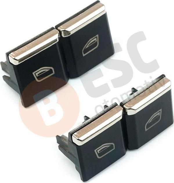 Porsche İçin 4 Adet Sürücü Cam Açma Düğme Kapağı 7PP959858R DML - Image 1