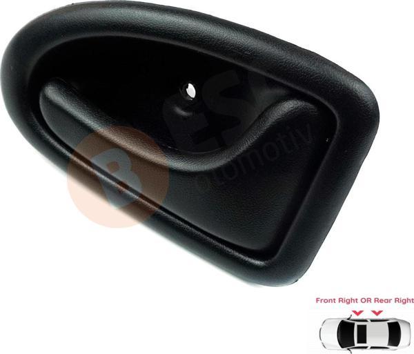 Renault Clio 2 Scenic 1 Trafic Dacia Master İçin Siyah Ön veya Arka Sağ İç Açma Kapı Kolu 7700434717 - Image 1