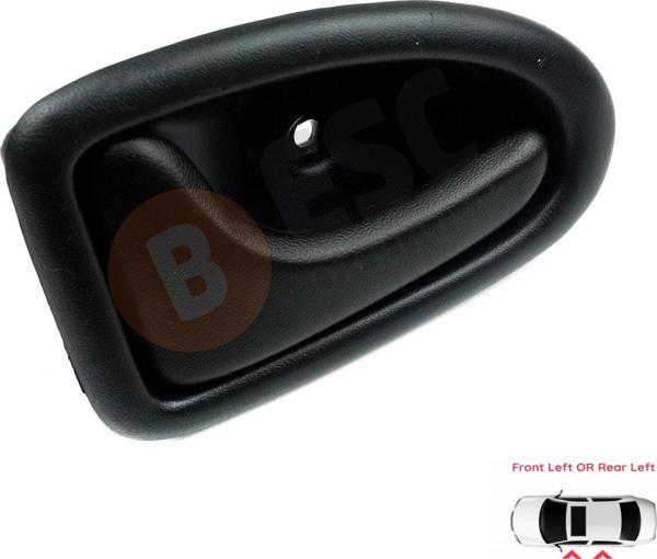 Renault Clio 2 Scenic 1 Trafic Logan 1 Daily 3 Master 2 İçin Siyah Sol İç Açma Kapı Kolu 7700434716 - Image 1