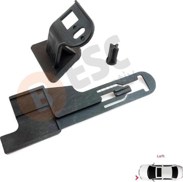 Renault Fluence L3 L30 2009-2020 260607771R İçin Sol Ön Taraf Far Ayak Yuva Tutucu Tamir Seti  - Image 1